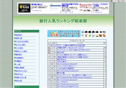 旅行人気ランキング娯楽部