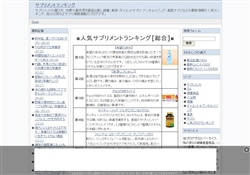 サプリメントランキング